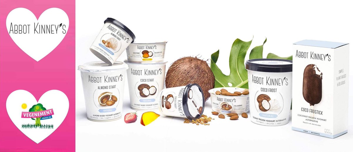 Vegenement's tweet photo. Met ABBOT KINNEY'S is het zó eenvoudig jezelf en anderen te tracteren op een lekkere en gezonde start van de dag of een niet te versmaden tussendoortje. 😋 Ze zijn erbij op Vegenement VegFestNL❗ 😎
@_abbotkinney_ #vegenementvegvestnl #veganevent https://t.co/yboAsHbExd
