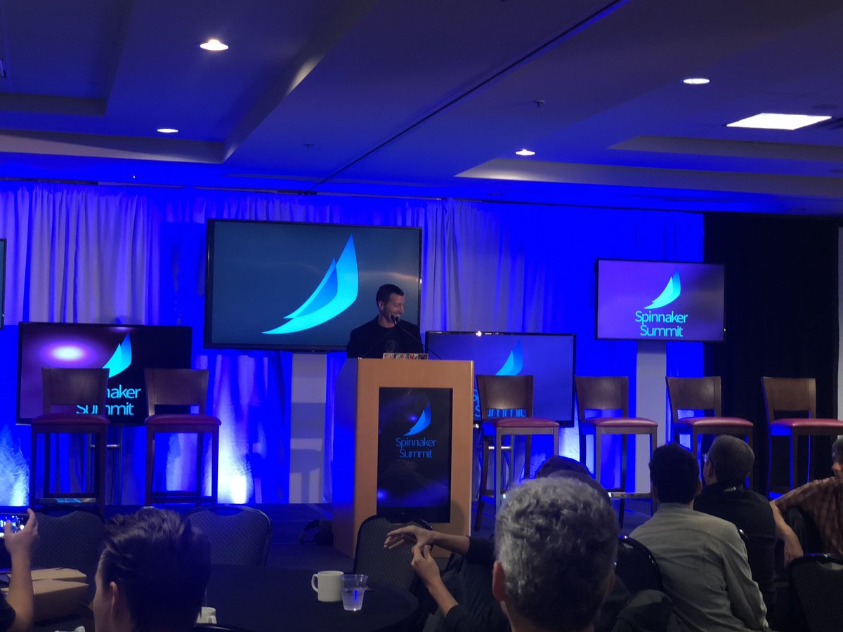 spinnakerio's tweet image. .@aglover starting the #spinnakersummit keynote