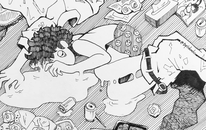 #inktober2018
#inktober

疲れた 