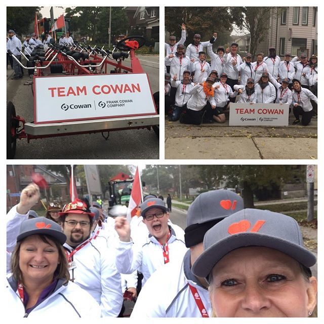 Team Cowan raised $25,100 for Heart &amp; Stroke!  Happy Thanksgiving!