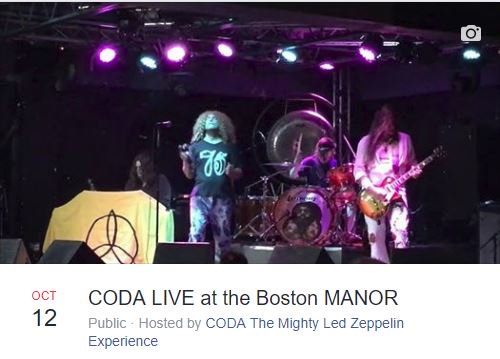 codaledzeppelin's tweet image. CODA FRI OCT 12 @ THE BOSTON MANOR!!
CODAZEPP.COM