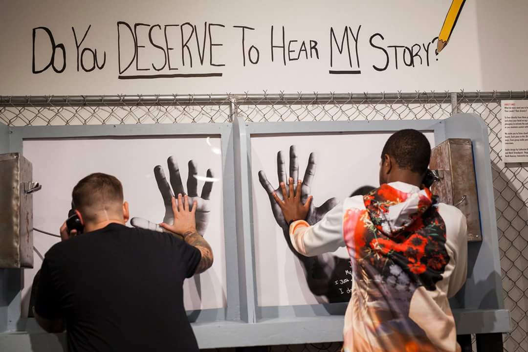 ART180's tweet photo. What a night! Over the course of 3 hrs last Friday, 800+ people came through and experienced our #PerformingStatistics exhibit! The teens n our program at the detention center helped create such powerful art, #VR experiences, short films, &more💙 #juvenilejustice #enlightenment https://t.co/v6FV2ikQjg