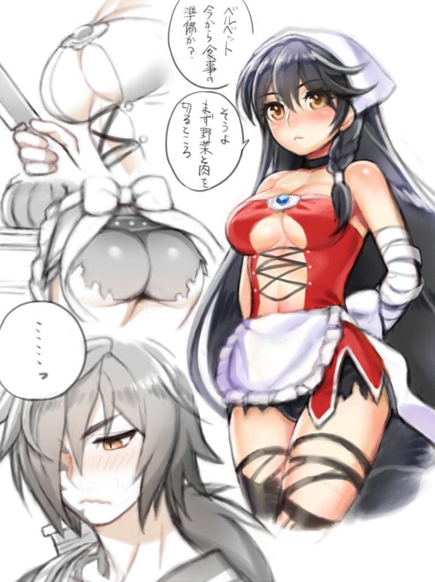 TheDaemonEater's tweet photo. ❝J-Just wait till I’m done preparing you something, alright Rokurou? I won’t take long I promise.❞ https://t.co/AQkGxbgjbv