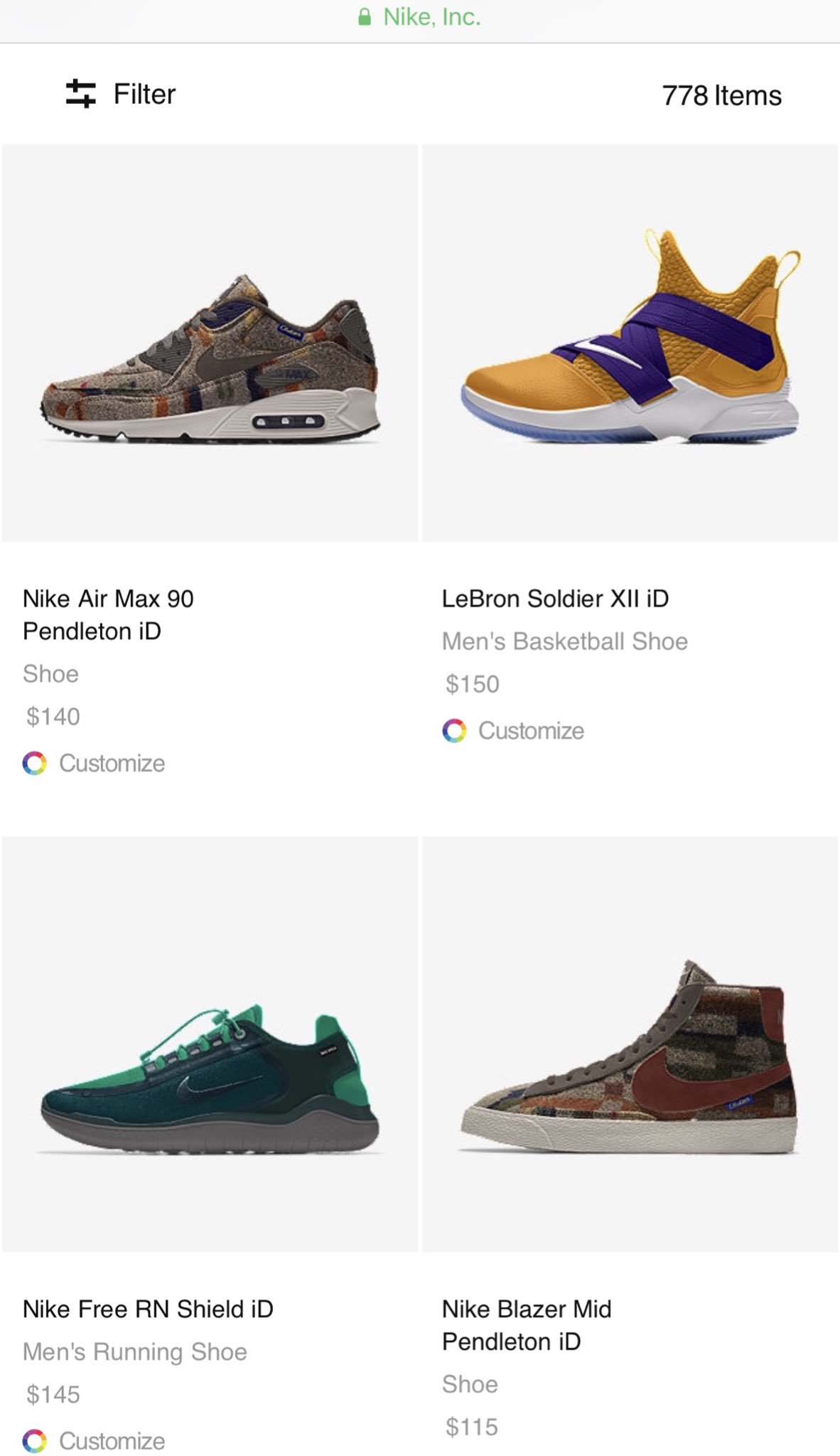 nike blazer mid pendleton id