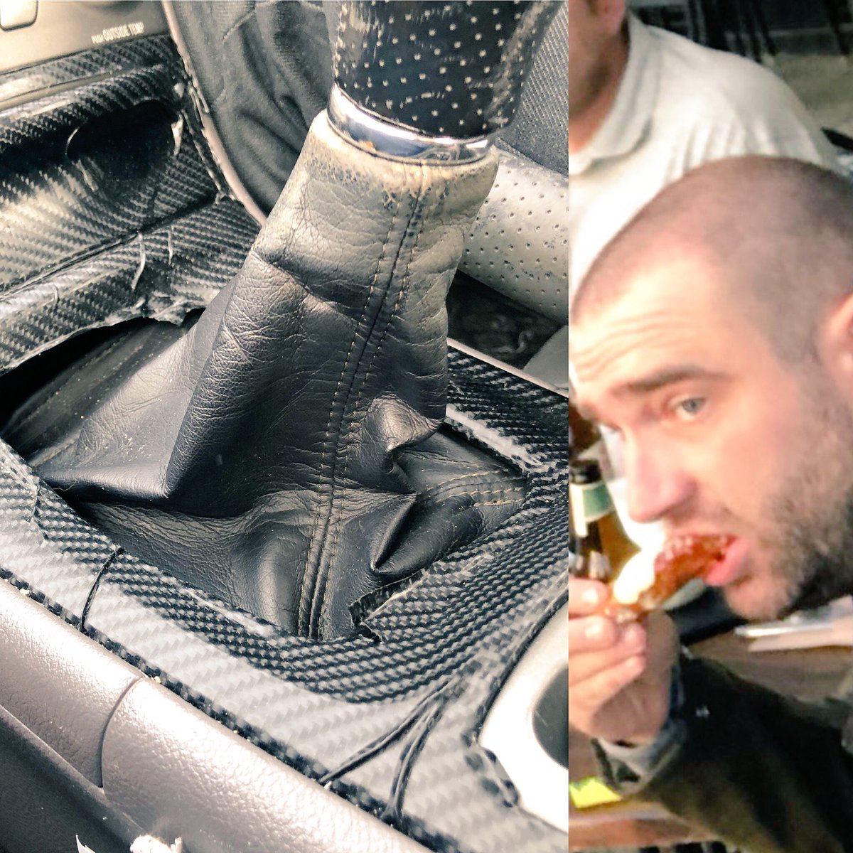 carquayltd's tweet photo. Our full carbon fibre interior and exterior refit has reduced our vehicles kerbweight by 750KG. This has come in especially handy after consuming approximated 750KG in food over the last three days of @Bangers4BEN.... #b4b18 #dietstartstuesday @BenEventsTeam  @Carsalesmemesuk https://t.co/g8SNRQHTMc