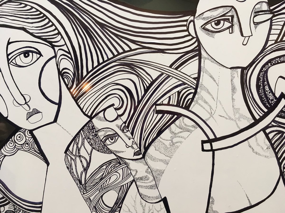 LoveArtsLeeds's tweet photo. Exquisite work from Natasha Pyne at @LeedsCityMuseum - on show to the public from tomorrow. https://t.co/Rn0LM63crN https://t.co/FbRkuugRuE