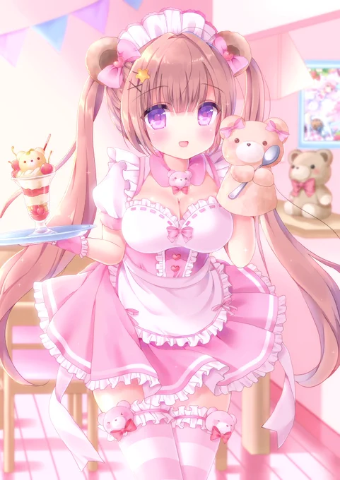 残さず食べなきゃ めっ ですよーっ?? 