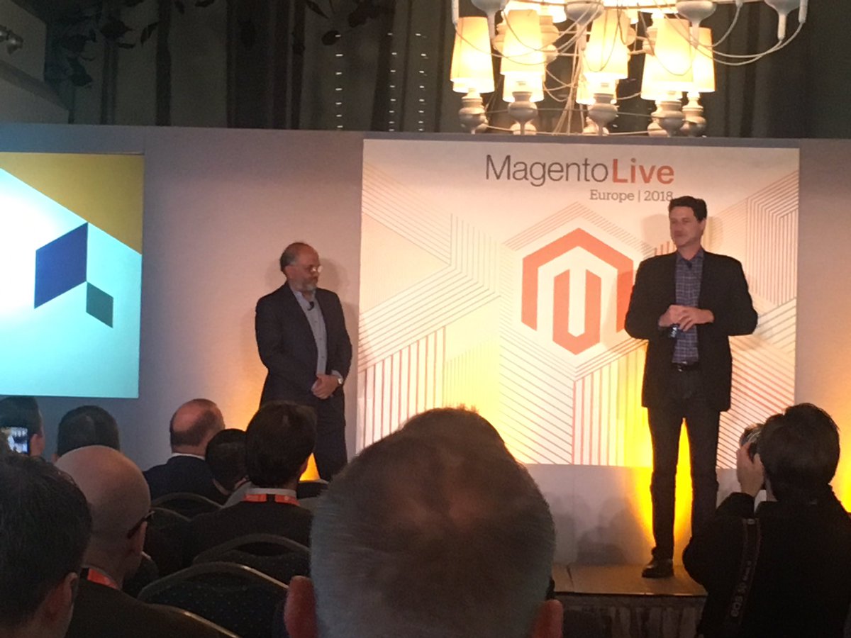 objectsource's tweet photo. #magento Partner Summit underway, with Mark Lavelle SVP, Commerce and Shantanu Narayen, CEO, Adobe https://t.co/FIqO0WEu2m