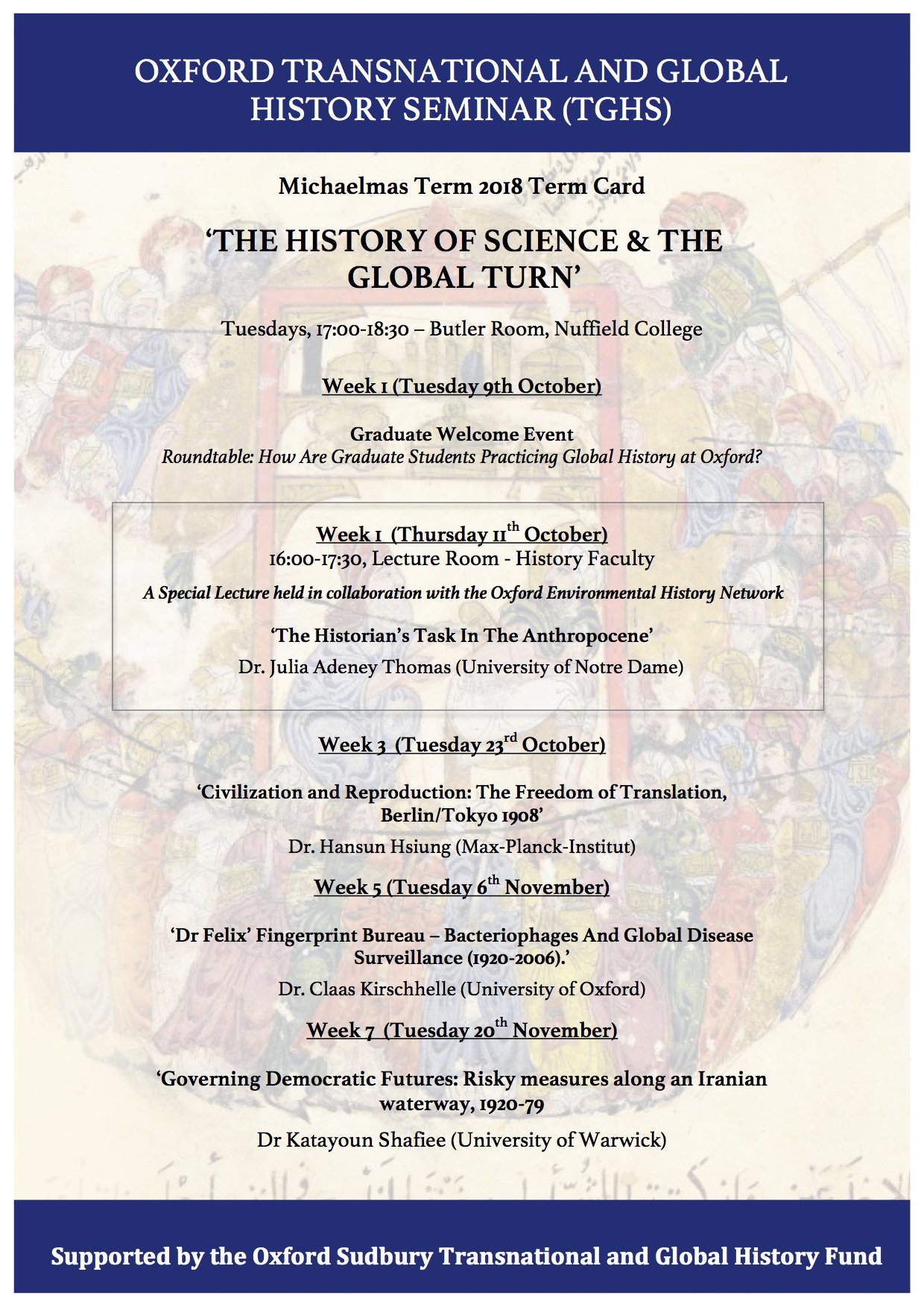 Oxford Dates Of Term 2018 - The Oxford Historian Hilary Term 2018 Faculty Of History / The university of oxford's foundation date is unknown.20 it is known that in 2018 the university's annual admissions report revealed that eight of oxford's colleges had accepted fewer than the term scholar in relation to oxford therefore has a specific meaning as well as the more general meaning.