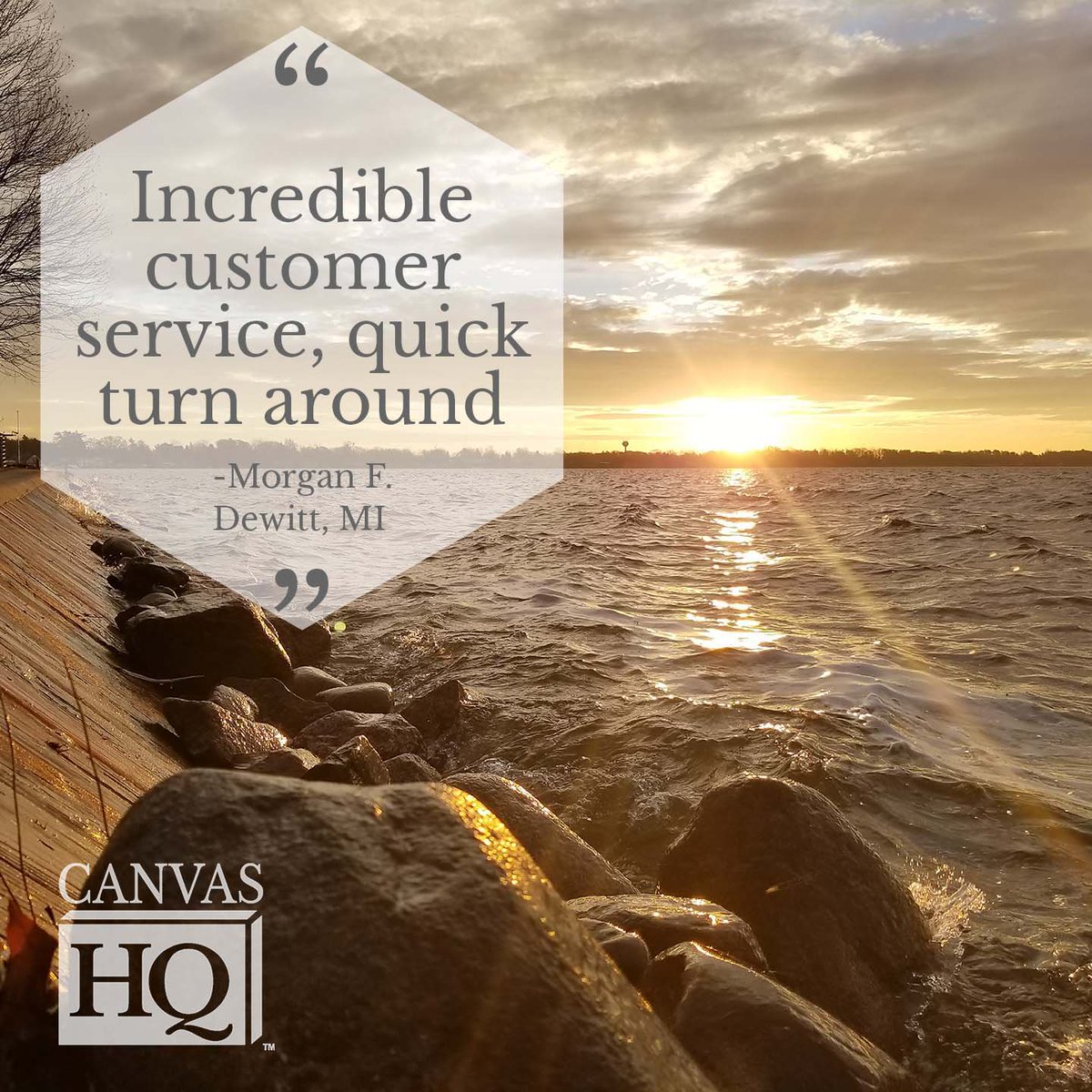 CanvasHQ's tweet photo. "Incredible customer service, quick turn around and I imagine many, many years of enjoying our memories on a beautiful canvas print."
#EveryDayIsANewCanvas #CanvasPrints #CanvasHQ
https://t.co/3LYVGCmmhI https://t.co/KyPGHp9Pt1