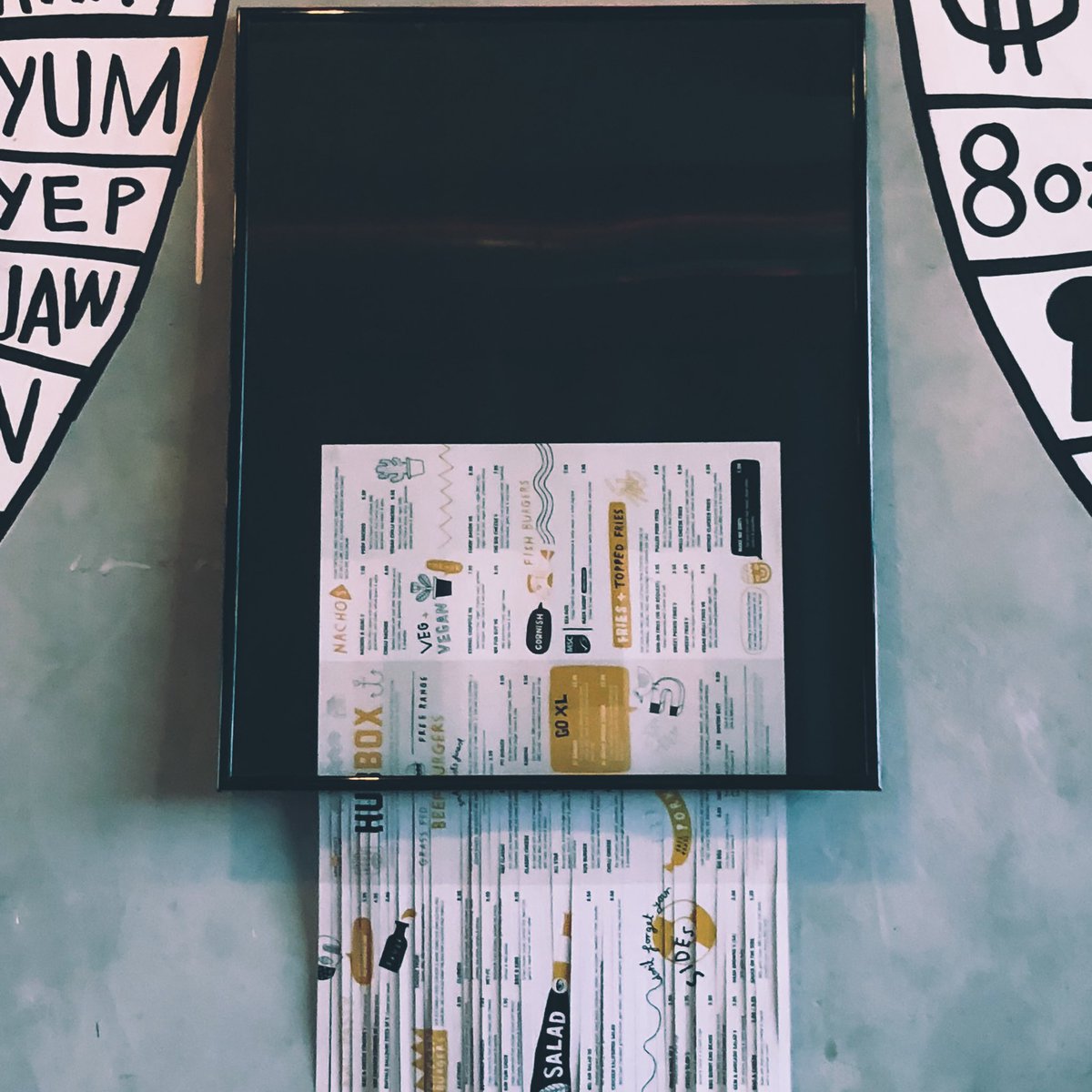 We’d never claim our menu is a work of art, but.... #banksy