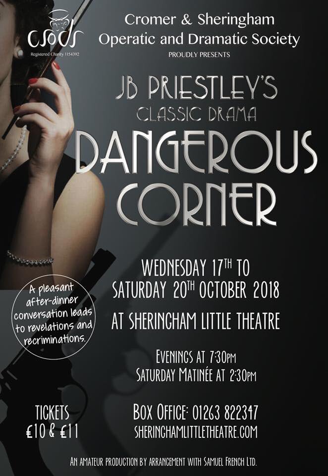 EdancerW's tweet image. Please please book your tickets for Dangerous Corner at Sheringham Little Theatre - 17th October-20th! We’ve all worked extremely hard and would love to share it with you!