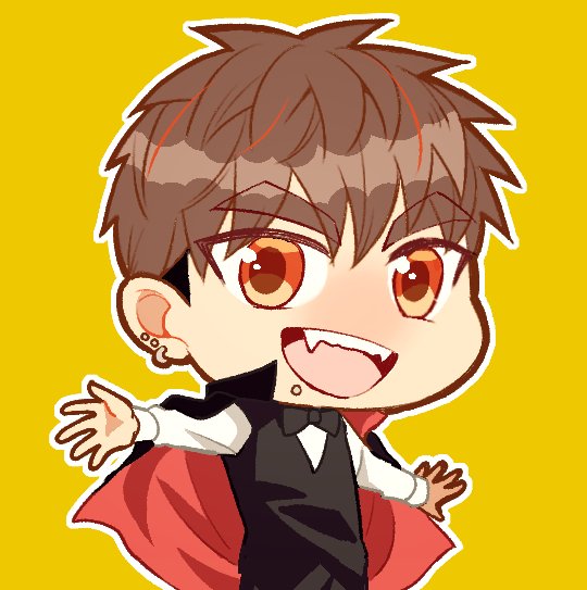 サイン会のプレゼント用にハロウィンぽい絵柄の缶バッジを作ろうと思います。不備がなければセットで持って行きたい…（グッズ入稿が初めてなので死ぬほど不安