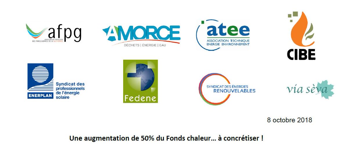 _FEDENE_'s tweet photo. [PRESSE] Augmentation de 50 % du Fonds chaleur : une avancée importante soulignée par le Club de la #ChaleurRenouvelable #TransitionEnergetique #CIBE #AFPG https://t.co/LAgNruGxpA https://t.co/8Z1vERMEeF