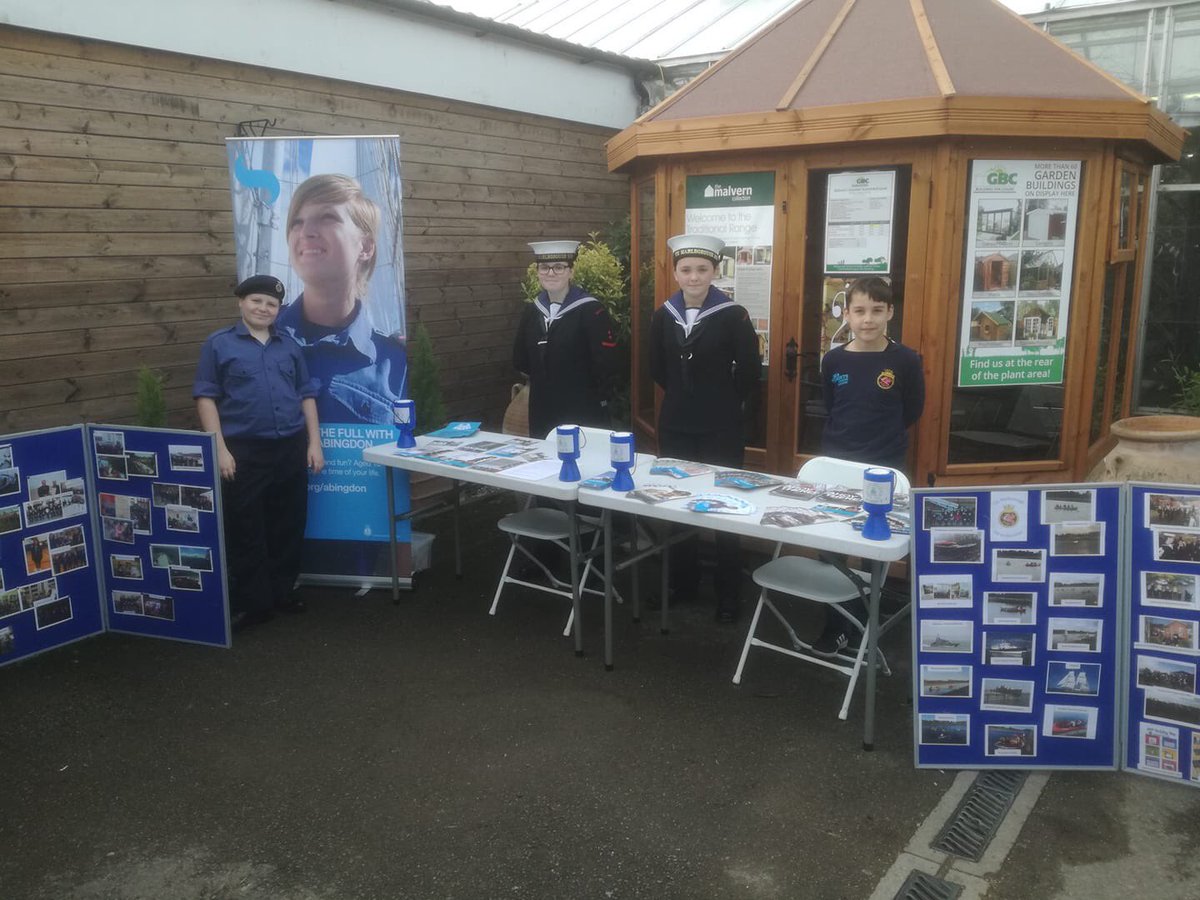 Some of our cadets at Notcutts Garden centre doing recruitment and fundraising on Sunday