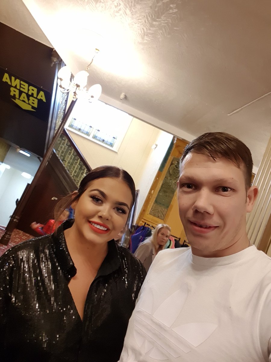 Ianjonestog's tweet photo. My selfie with @ScarlettMoffatt at the UKA dance competition in Blackpool https://t.co/1YzbnCixMF