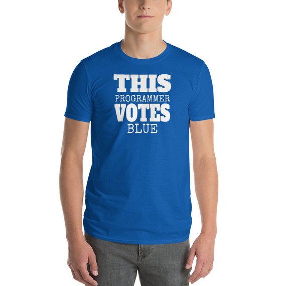 TeesByJay's tweet photo. Mid-Term Elections are less than a month away. Support your stance. 10% off the in Oct with code DEV10
#VoteBlue https://t.co/jyXP4Ty3sx
#VoteRed https://t.co/EPLHS79idC
#VotePurple https://t.co/F5ypPlx51G
#republican #democrat #independent #midterm2018 #programming #javascript https://t.co/qzWZNndbz6