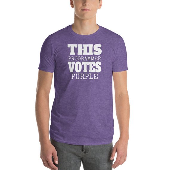 TeesByJay's tweet photo. Mid-Term Elections are less than a month away. Support your stance. 10% off the in Oct with code DEV10
#VoteBlue https://t.co/jyXP4Ty3sx
#VoteRed https://t.co/EPLHS79idC
#VotePurple https://t.co/F5ypPlx51G
#republican #democrat #independent #midterm2018 #programming #javascript https://t.co/qzWZNndbz6