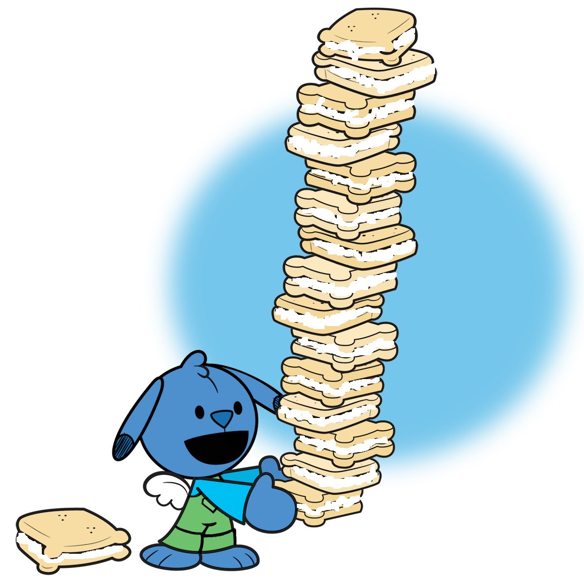 TheMagicalAttic's tweet image. #EclipseDoggy has BIG plans for #NationalFlufferNutterDay 🥪#PeanutButter and #MarshmallowFluff can be a sticky snack but Eclipse is up to the challenge. #PBandF #Fluffernutter #StickySandwhich