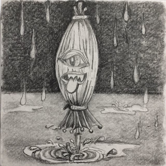 thespendypencil's tweet photo. How would you like to find this the only umbrella available on a rainy day? Would you take your chances or just get soaked?

Yokai for Day 8 of #mabsdrawlloweenclub. I chose the yokai tsukumogami which is an inanimate object that becomes self-aware after… https://t.co/jO41AlvfHk https://t.co/sFOQfVVlpm