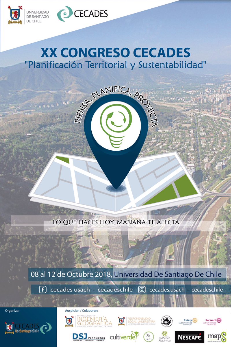 garrido_phd's tweet photo. Hoy es el XX congreso @cecades en @usach con el tema “Planificación territorial y Sustentabilidad” @FingUsach @ingenieria_2030 @Vridei_usach @VIMEUSACH https://t.co/WdXXZBgt0D