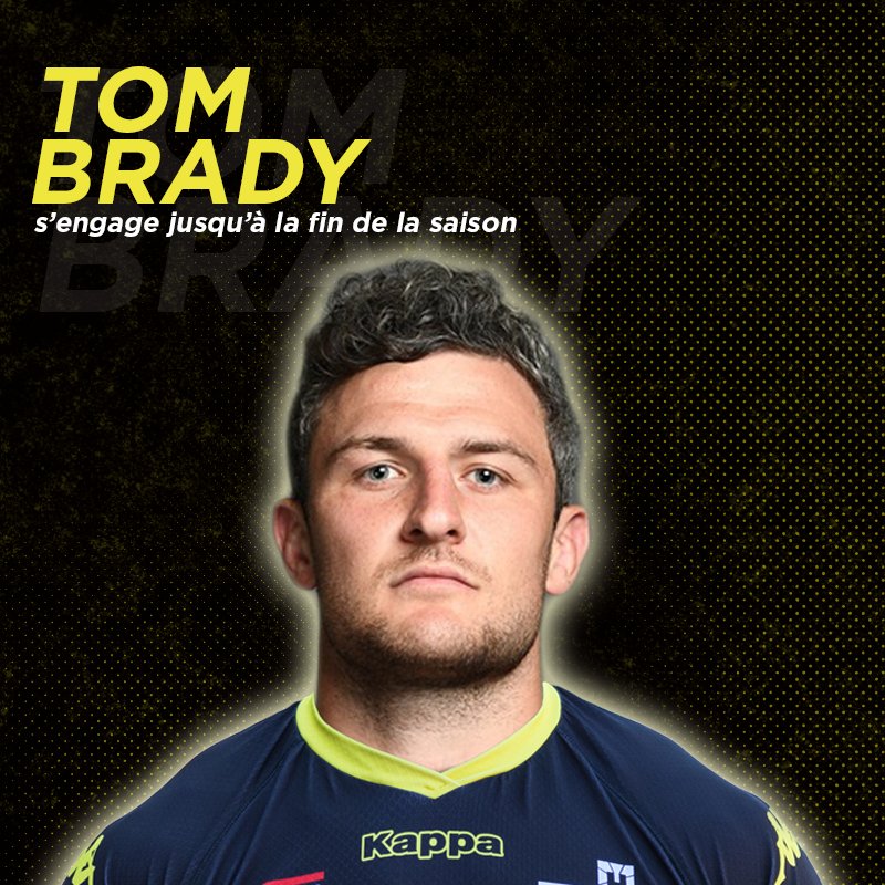 us_carcassonne's tweet photo. ✍ | RECRUTEMENT 

L'ailier anglais Tom Brady rejoint l'effectif Jaune&amp;Noir ! 
Welcome Home @tbrady14 🙂

☛ https://t.co/61TIxcgikh

#TeamUSC https://t.co/lKNCigRpez