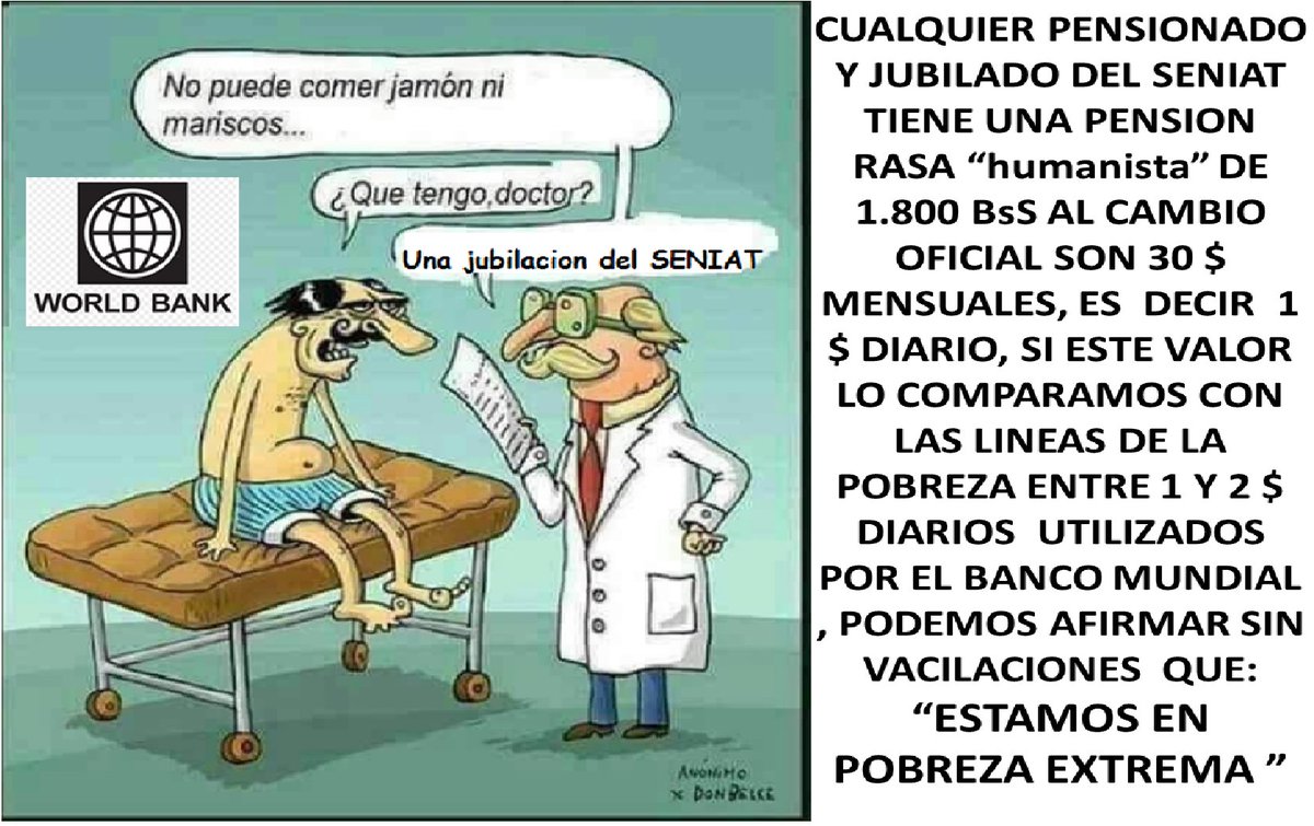 grejupenseniat's tweet photo. Los #jubilados y #Pensionados @SENIAT_Oficial denunciamos nuestra situacion d #abuso @jdavidcabello @ANC_ve @TELEMACOFIGUE @dcabellor @gladysrequena @argottymortadel @msverdades @DivaGuzman23 @torrealbaf @ConElMazoDando @SoyAranguibel @NicolasMaduro callarlo es complicidad #80ct https://t.co/bwHj8q8n7L