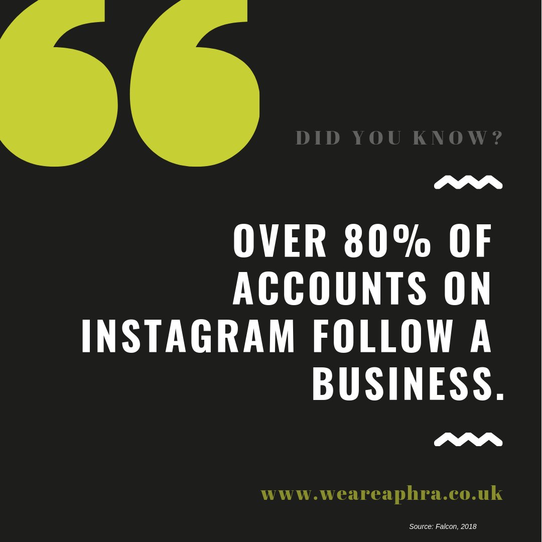 ✘ Does your business have an Instagram account? If not, it might be worth thinking about. Instagram is for anyone and everyone. If you are concerned about what to post and what content to produce - we can assist you! Contact grace@weareaphra.co.uk ✘ #marketingagency #marketing