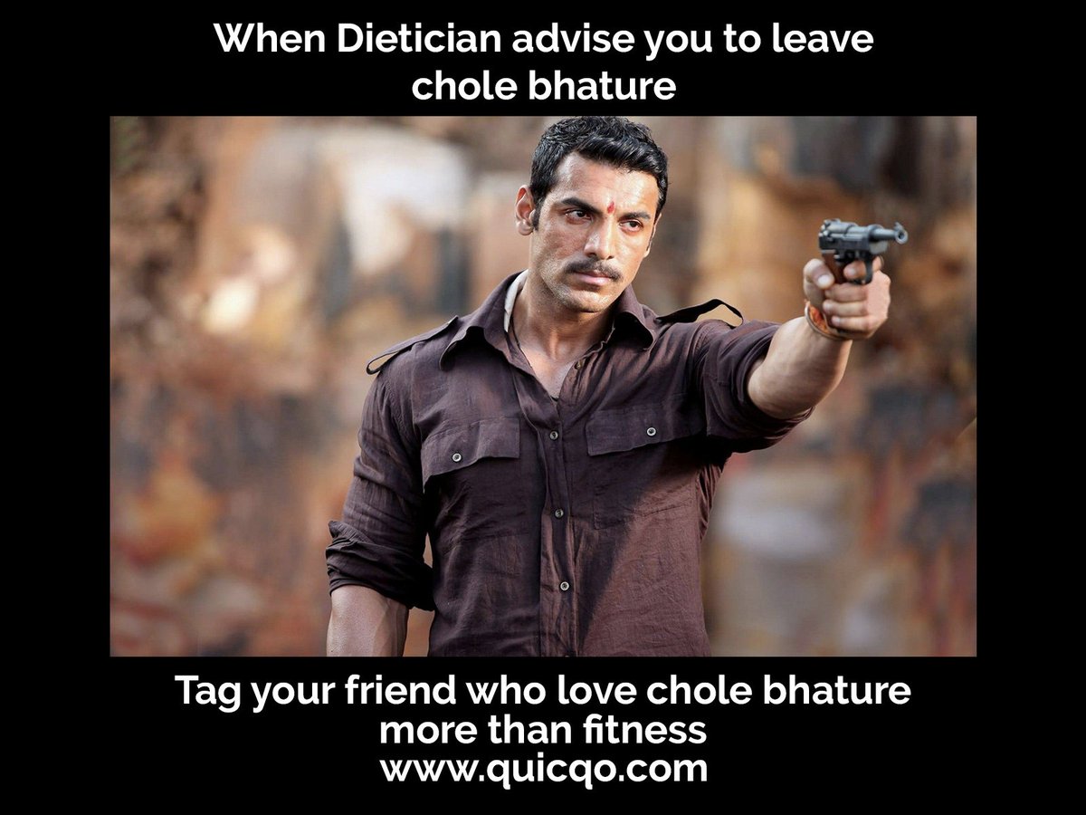 quicqo's tweet photo. Tag your friend who love Chhole Bhature more than fitness! https://t.co/yLptcQ6r3n
#Dietician #Quicqo #QuicqoForFitness https://t.co/VS4d5iUFRo