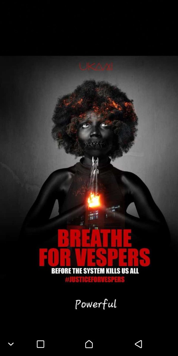 LaurMK's tweet photo. #JusticeForVespers We have a voice and it must be heard ✊ https://t.co/zJ5jaitCSM