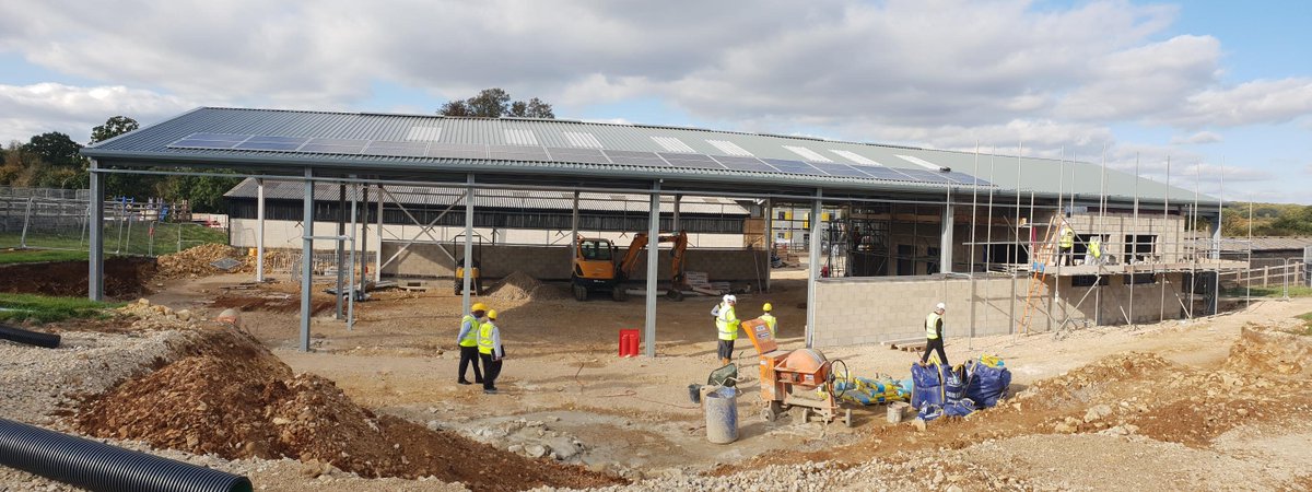 Lots of progress <a href="/AbWitCollege/">Abingdon & Witney College</a> Agritech Centre working with <a href="/Robothams/">Robothams Architects</a> <a href="/Couch_Consult/">Couch Consulting</a> <a href="/EGCarterCoLtd/">E G Carter & Co Ltd</a>. The centre is being created to combine theory-teaching spaces and a livestock area, capable of supporting the latest agricultural technology!