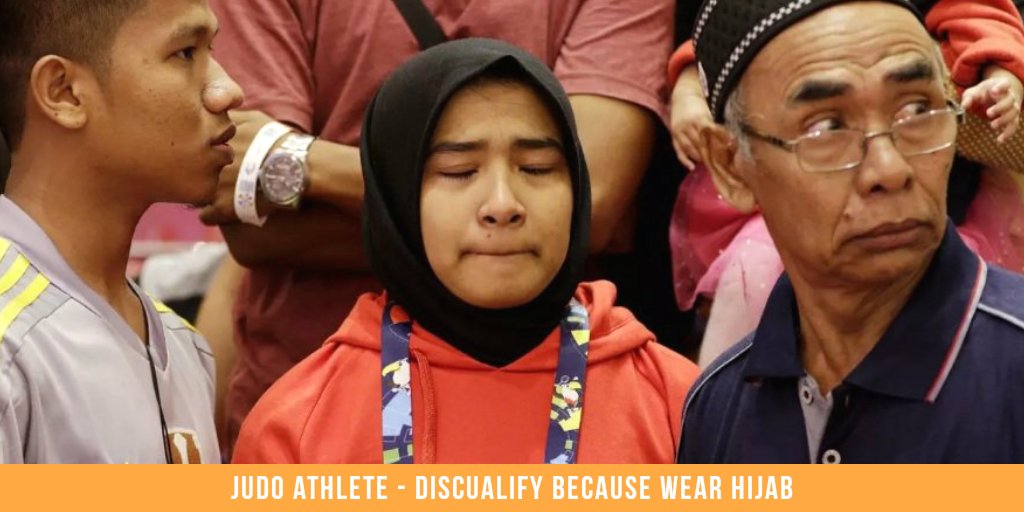 muslimplayers's tweet photo. Miftahul Jannah, atlet judo asal Aceh, harus didiskualifikasi dari ajang Asian Para Games karena enggan membuka jilbab nya. Dalam olahraga judo ini memang dilarang menggunakan pelindung kepala.

Tapi respect untuk Miftahul Jannah, &amp; semoga aturan tersebut nantinya bisa direvisi https://t.co/0T2z91ulJC