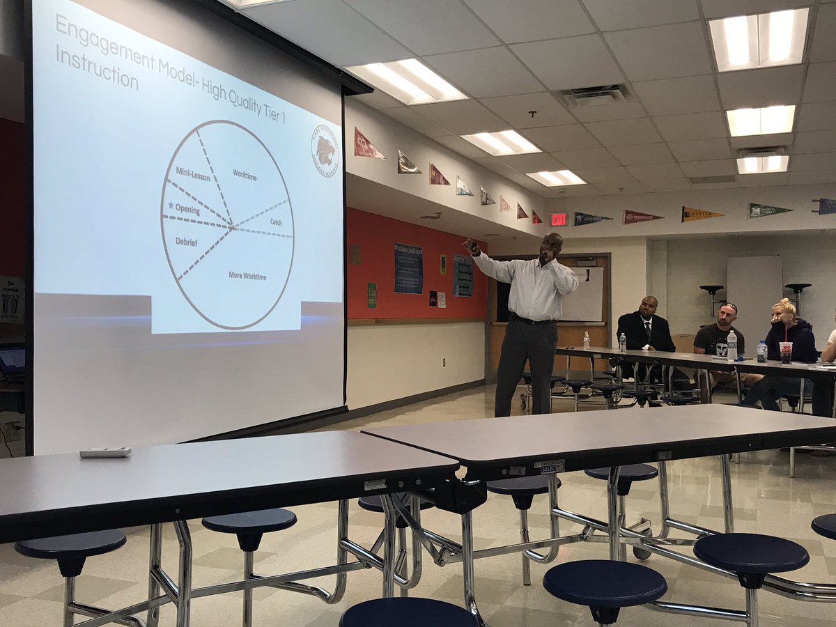 mehendy's tweet image. Great reminder from @PrincipalBarker on this Staff Development day @Sandburg_MS #pantherpride #engagementmodel