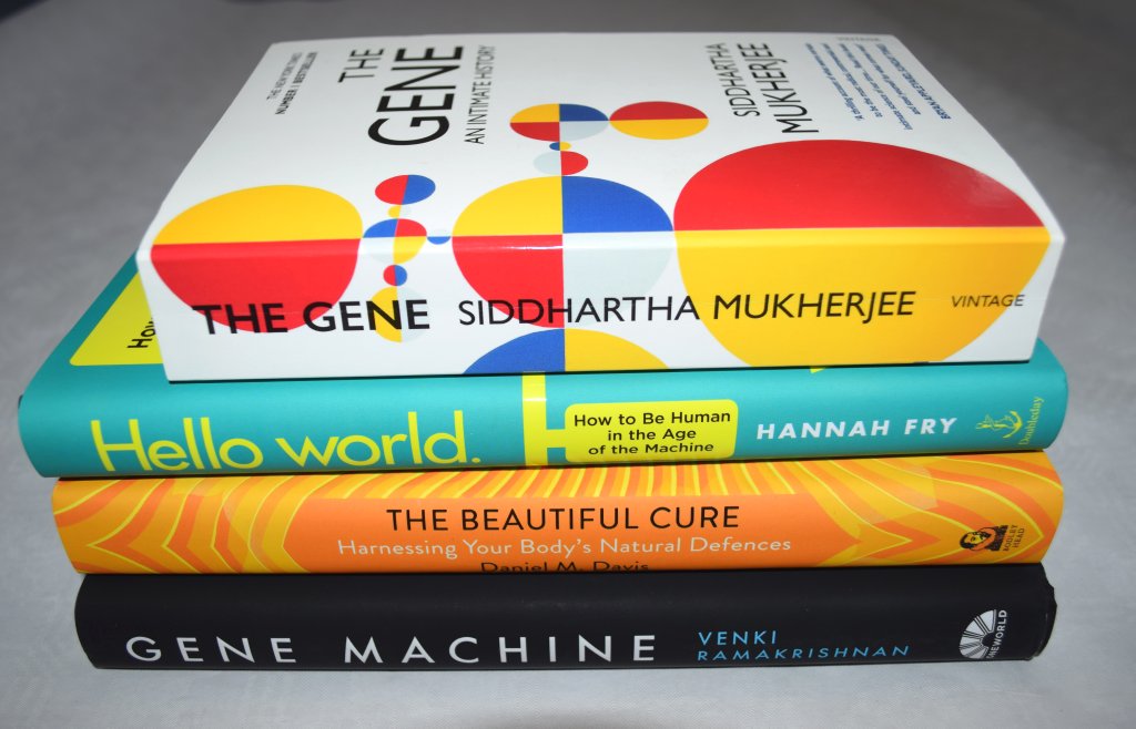 We live in an age of amazing, inspirational and accessible #Science books. Just wish I had the ability to read them all at the same time! @dandavis101 @FryRsquared @DrSidMukherjee & @royalsociety President Sir Venki Ramakrishnan @InsightInvestIM @BGPrize #scibooks