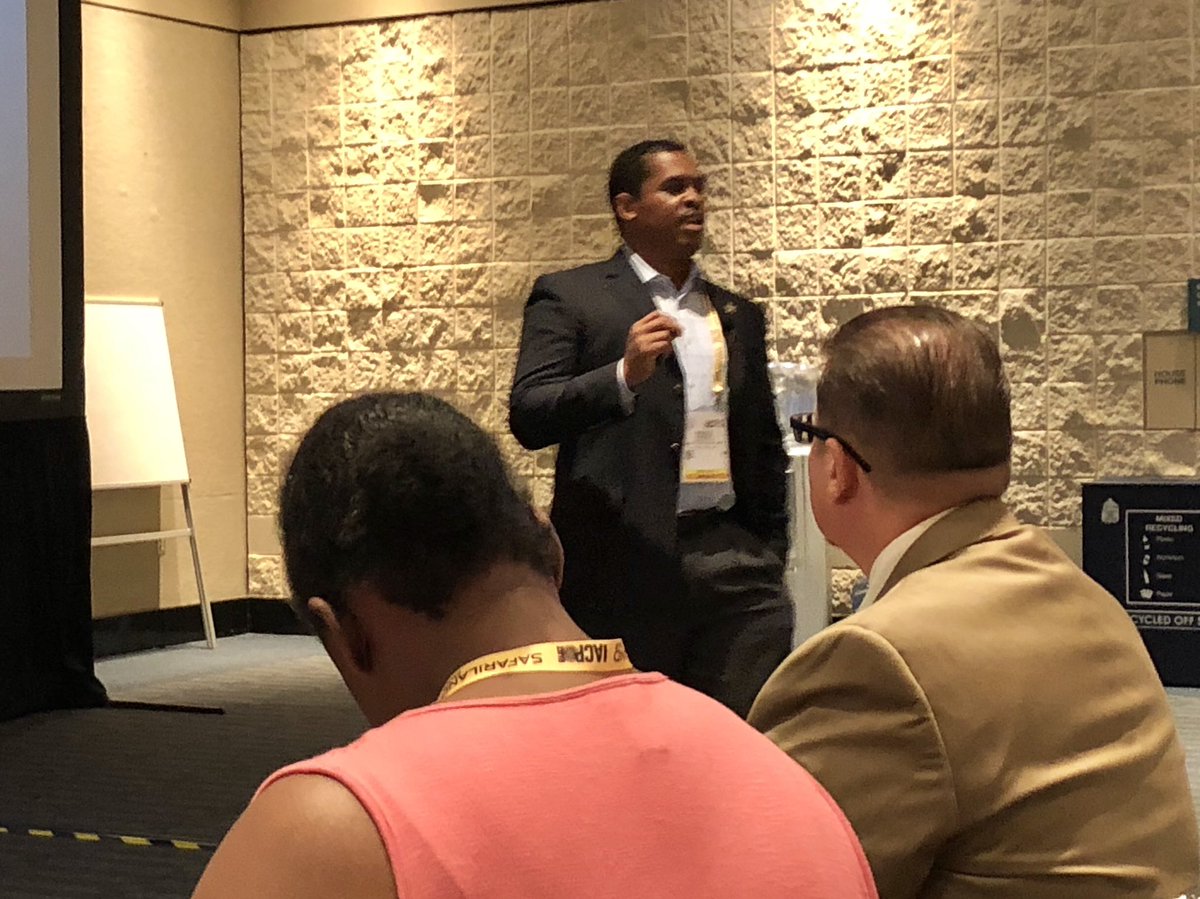 Very proud of Undersheriff Booker Hodges who presented on Implicit Bias Training for Law Enforcement at the International Association of Chiefs of Police conference this weekend. 200 attendees/packed house! Fortunate to have him @RamseySheriff  #heartofservice