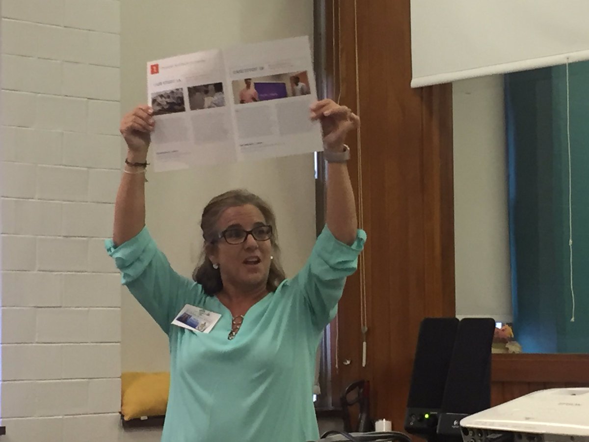 Brown_Principal's tweet photo. Our @JCPSBackpack team, @Norah013 & @amythorntonJCPS are leading @mybrownschool teachers in a jigsaw to understand how the Backpack supports our Self-Directed Learning Framework. @daniellewashb @kids_inspire #ReasonedMinds #EducatedHearts https://t.co/TCutyYYpQ2
