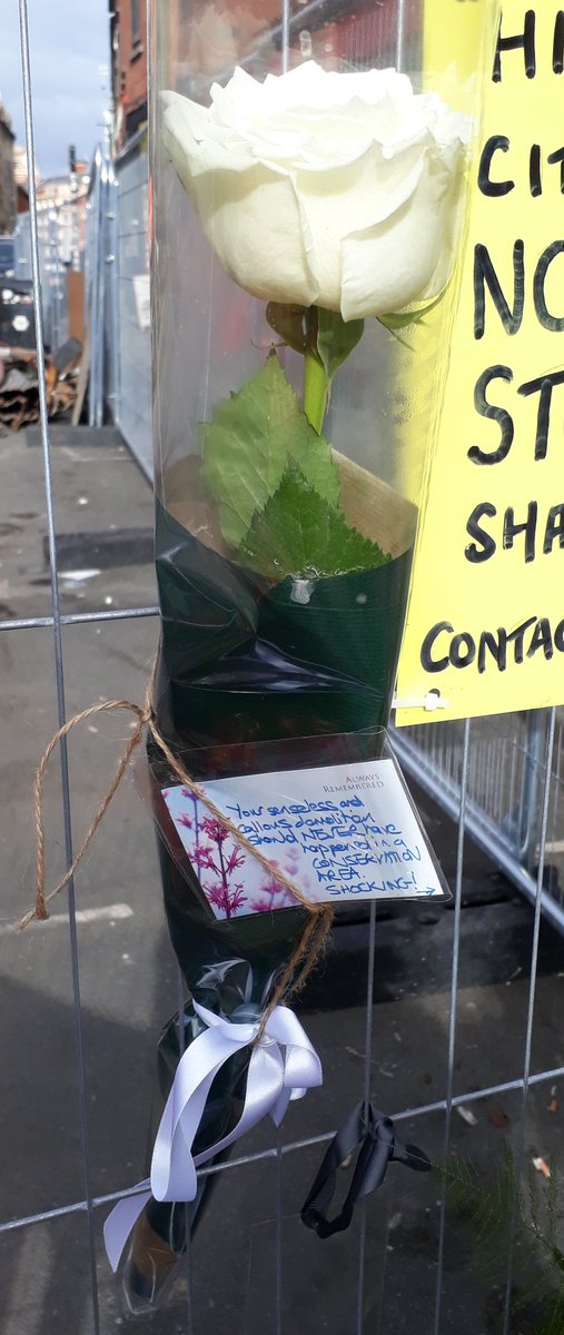 Shocking demolition going on in Manchester's NQ. The former rag trade area of Mcr which has housed  &amp; continues to give shelter to Mcr's creatives &amp; start-ups is being ransacked #maketheplaceforus #thenwellprofitfromit #rip