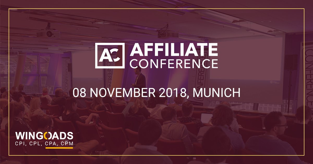 wingoads's tweet photo. Be among greatest affiliates 👥at the Affiliate Conference in Munich. Ping @wingoads team to meet up: affiliate@wingoads.com 
#affiliate #affiliateconference #Wingoads #affiliatemarketing #adnetwork #RTB https://t.co/E1E7ZRCRds