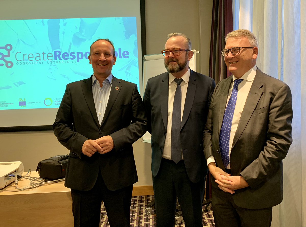 TadejSlapnik's tweet photo. With Christophe Itier, High Commissioner for social and solidarity economy and for social innovation and Nicolas Schmit,  minister for Labour, employment, social and solidarity at Monitoring Committee of the Luxembourg Declaration. Congratulations France for Presidency in 2019 ! https://t.co/IL1YfY5dCd