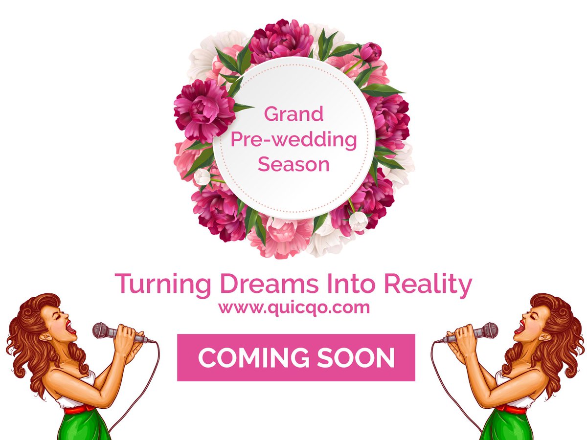 quicqo's tweet photo. Grand Pre-Wedding Season is coming!! 
https://t.co/yLptcQ6r3n 
#ComingSoon #GrandPreWeddingSeason #Quicqo https://t.co/asw0MEleAr