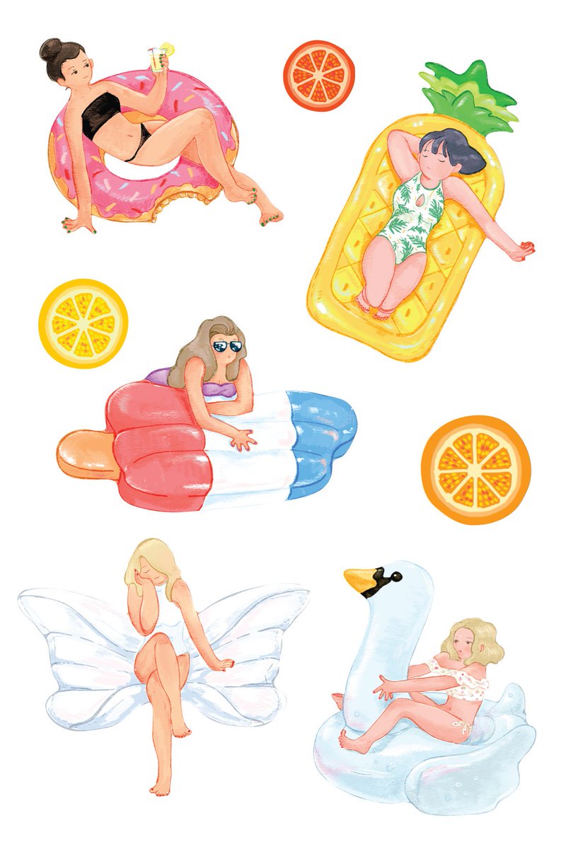 RT♥)늘 감사한🙏하루출력소(@haruharu_you)에서 준비 중인 유포스티커 샘플제작 요청을 받아 여름에 제작하지 못한 무테스티커를 만들어봤어요ㅠ!...