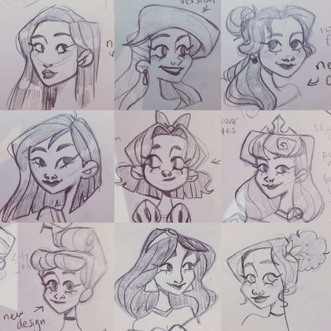 Some faces you might recognise ? #disneyprincess #disney 