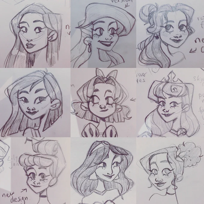 Some faces you might recognise ? #disneyprincess #disney 