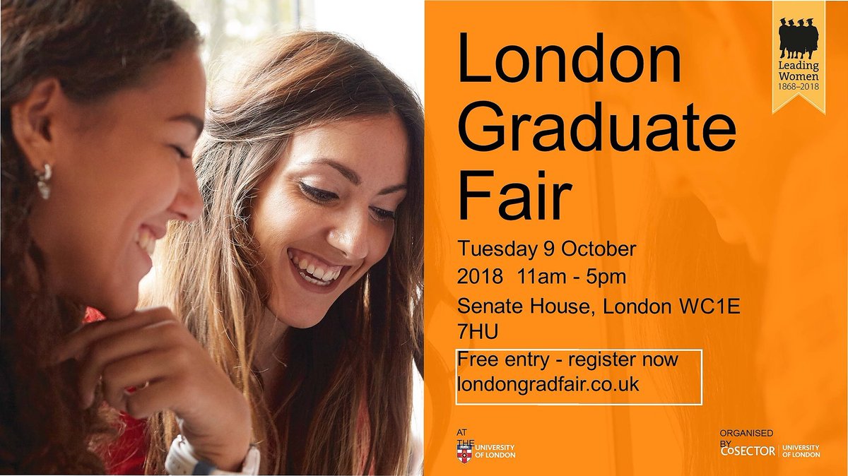 OpenUniCareers's tweet photo. #OUStudents in/around London tomorrow? Don't miss the London Graduate Fair! Meet with up to 60 prospective employers & training providers, get top tips on how to improve your CV, and attend a range of free career talks. @CoSectorEvents #londongradfair https://t.co/v6jyVLrbcs https://t.co/c2LhPOUNuz