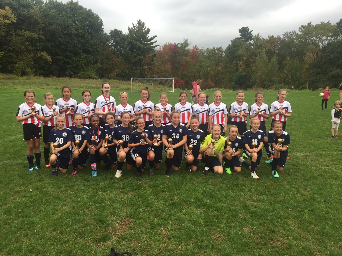 NASACDT's tweet photo. Great showing by the @DracutSoccer Dragons and @nandsoccer Hammers in the girls U12 D2 final! Congrats to the Dragons on the 1-0 win! https://t.co/MXPOboSo97