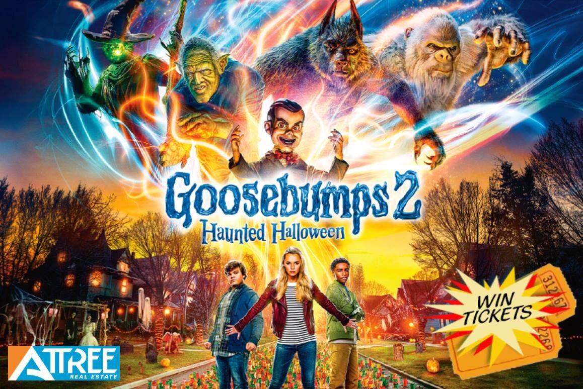 Attree_RE's tweet photo. 👻 ITS Attree Real Estate's HALLOWEEN COMPETITION TIME!! 🧟‍♀️

ENTER TO WIN: 2x Adult &amp; 2x Child Tickets to the Pre-Screening of Goosebumps 2 at Event Cinemas located Morley, Centro Galleria for the 2.30pm screening on Saturday 13th October! 

🎃 See Facebook for details!🎃 https://t.co/4Dp0kcr09D