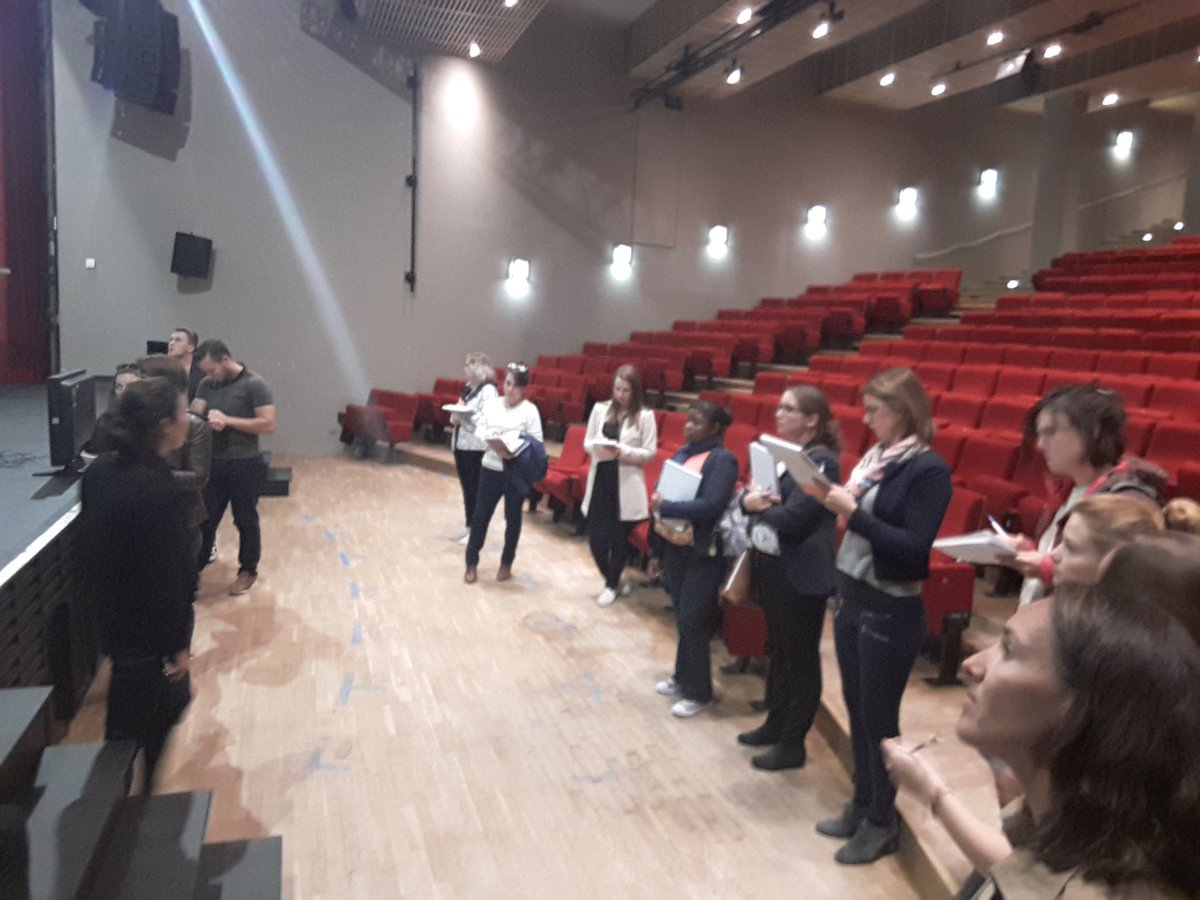 SupEtablieres's tweet photo. Présentation de l'auditorium et de la Régie Technique: très intéressant! 😊 https://t.co/LB21ny0YV7