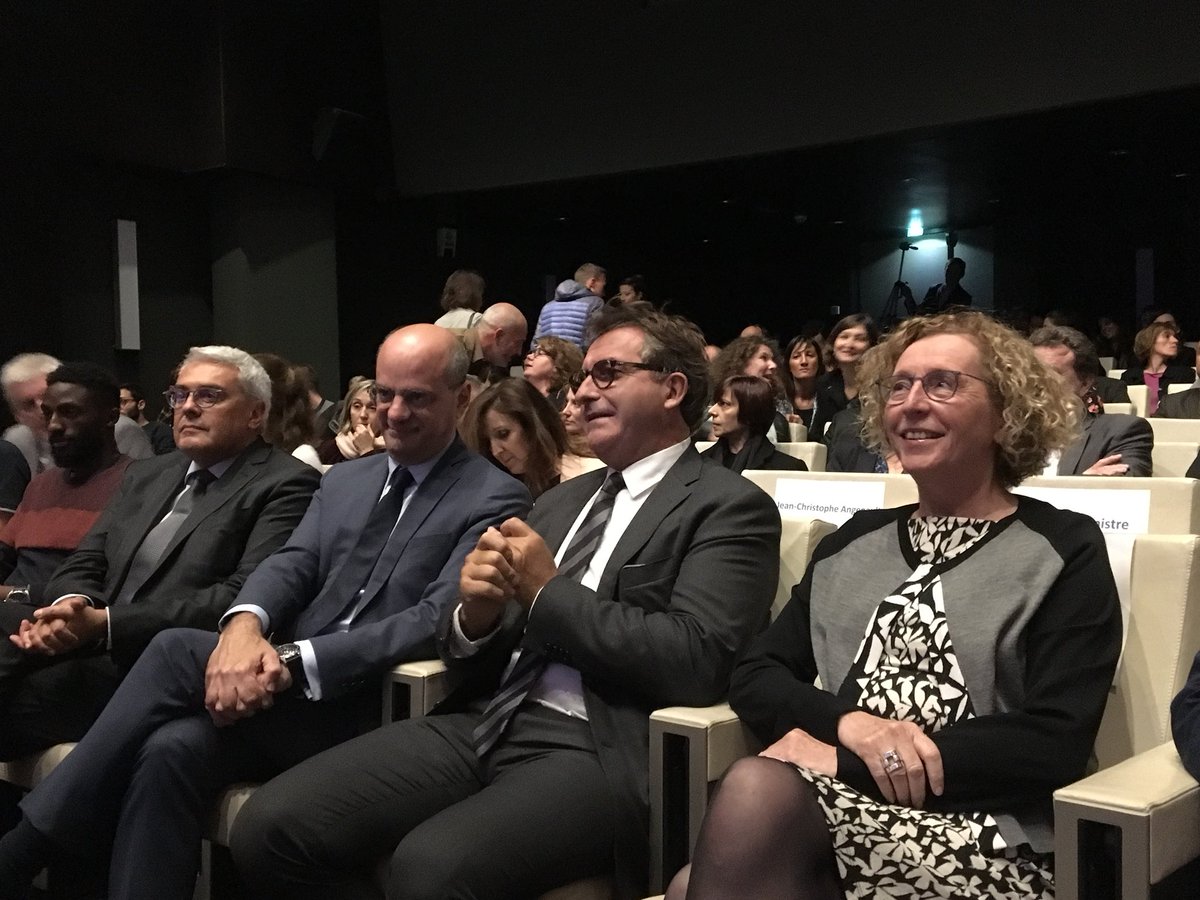 cavagneb's tweet photo. Merci à vous @murielpenicaud et @jmblanquer d’être parmi nous pour le lancement de la campagne #FranchementRespect ! https://t.co/uQGlNZvH1M