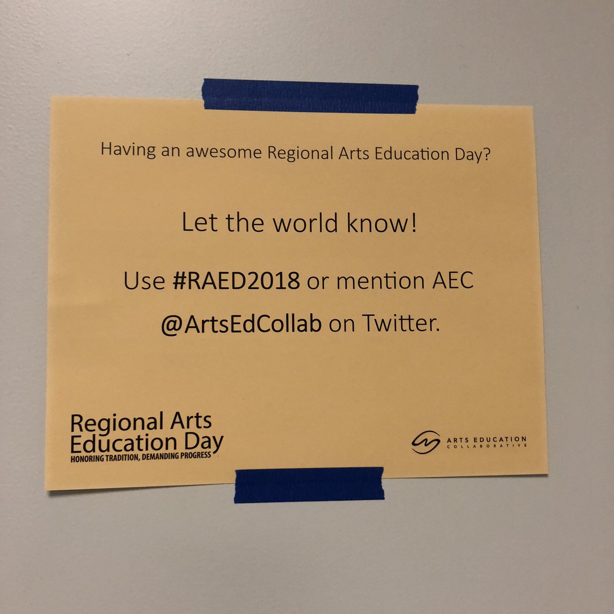 Regional Arts Education Day in the Pittsburgh region #raed2018 <a href="/ArtsEdCollab/">ArtsEdCollaborative</a>