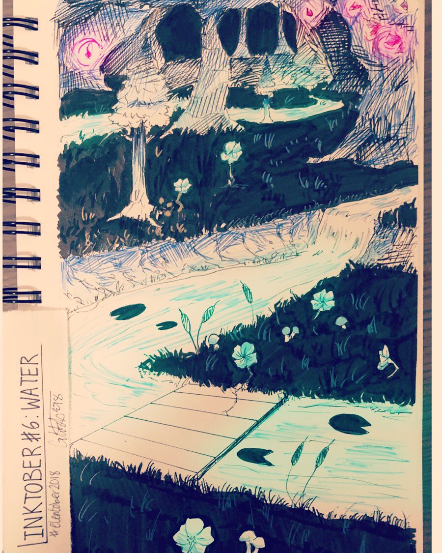 wraith_t0wn's tweet photo. I didn’t post two days of Inktober so here

Side note: I absolutely hate this

#inktober #inktober2018 #inktober2018day6 #elentober #elentober2018 #water #aesthetic #undertale #waterfall #waterfallreigon #undertalewaterfall #myart https://t.co/gXYbGubp0e